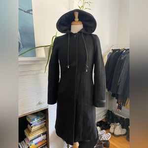 Majora Wool Hooded Coat